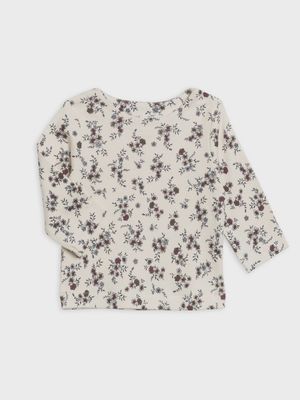 Toddler/Kids Long Sleeve Top - Mulberry Floral