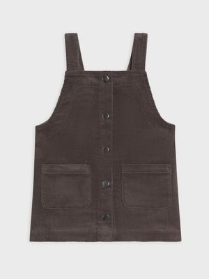 Toddler/Kids Corduroy Jumper Dress - Ash