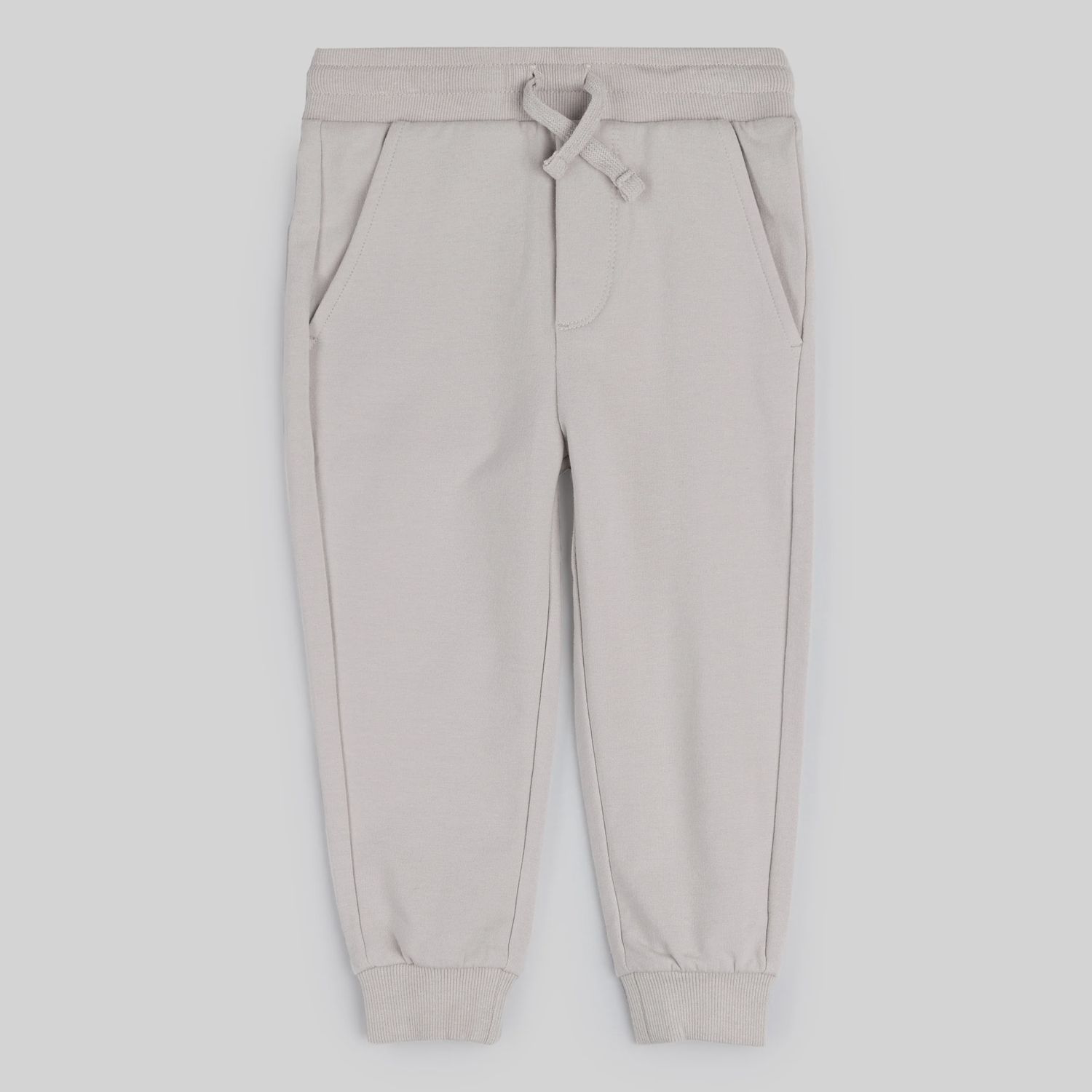 Toddler/Kids Cotton Joggers - Cement
