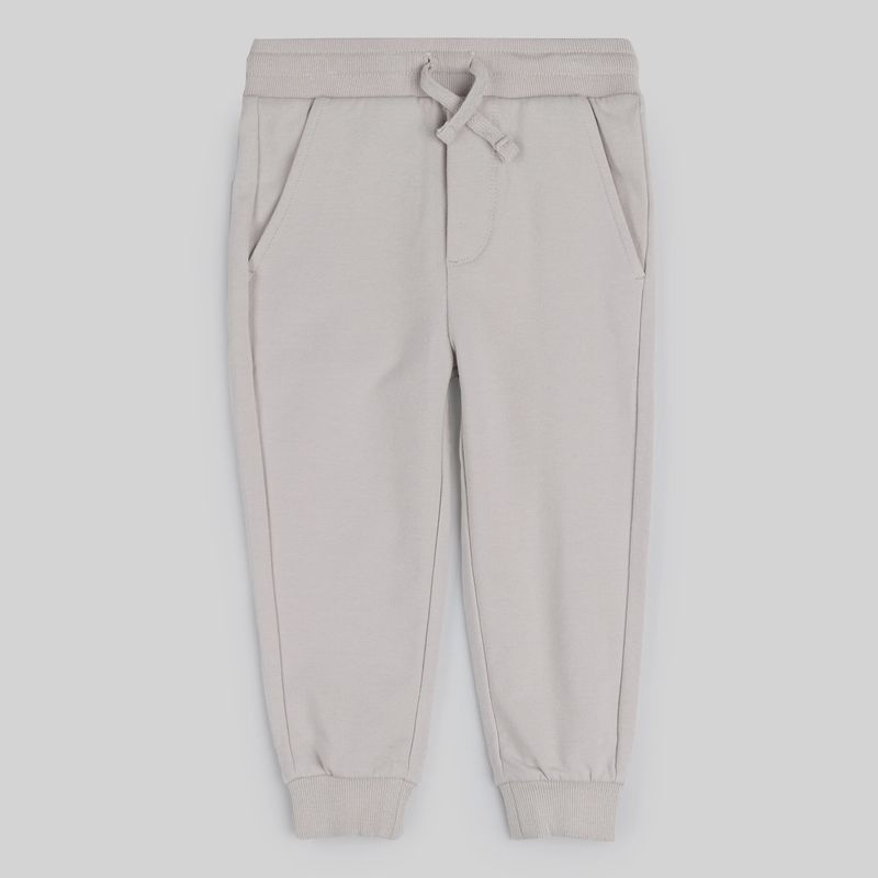 Toddler/Kids Cotton Joggers - Cement