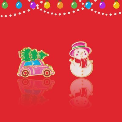 Stud Earrings - Holiday Delight