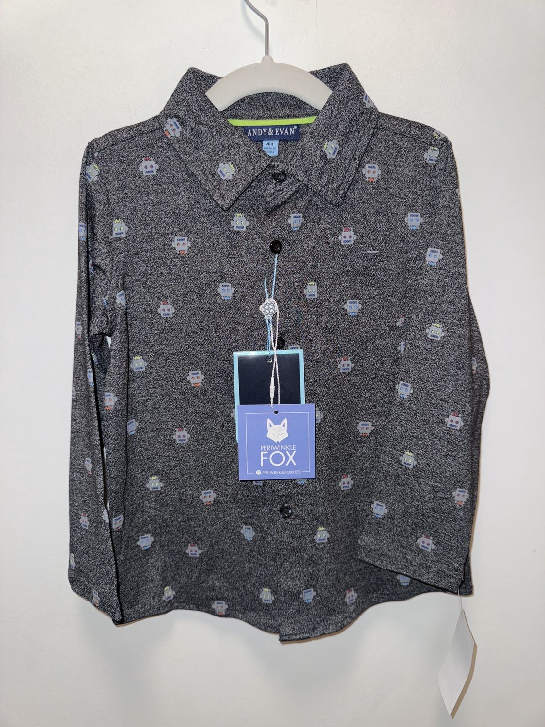 New with Tags - Andy &amp; Evan - Dress Shirt - 4Y - PWE2077