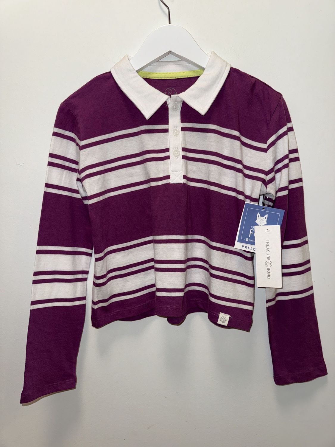 New with Tags - Treasure &amp; Bond - Long Sleeve Top - 10-12Y - PWE2089