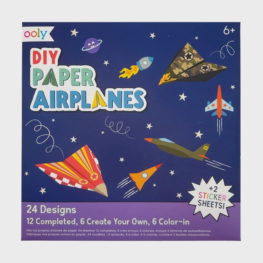 D.I.Y. Paper Air Planes Activity Kit