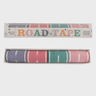 Colorful Play Road Tape - 4 Rolls - Pastel