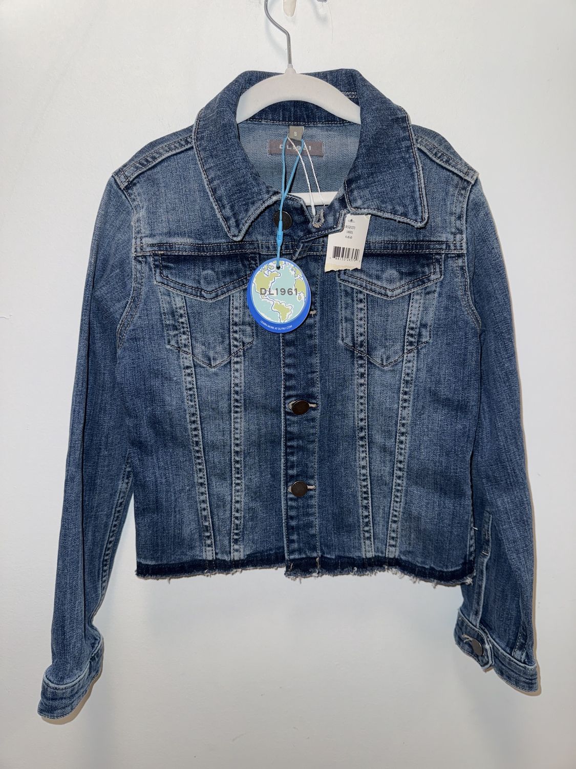 New with Tags - DL1961 - Denim Jacket - Small/7Y - PWE2242