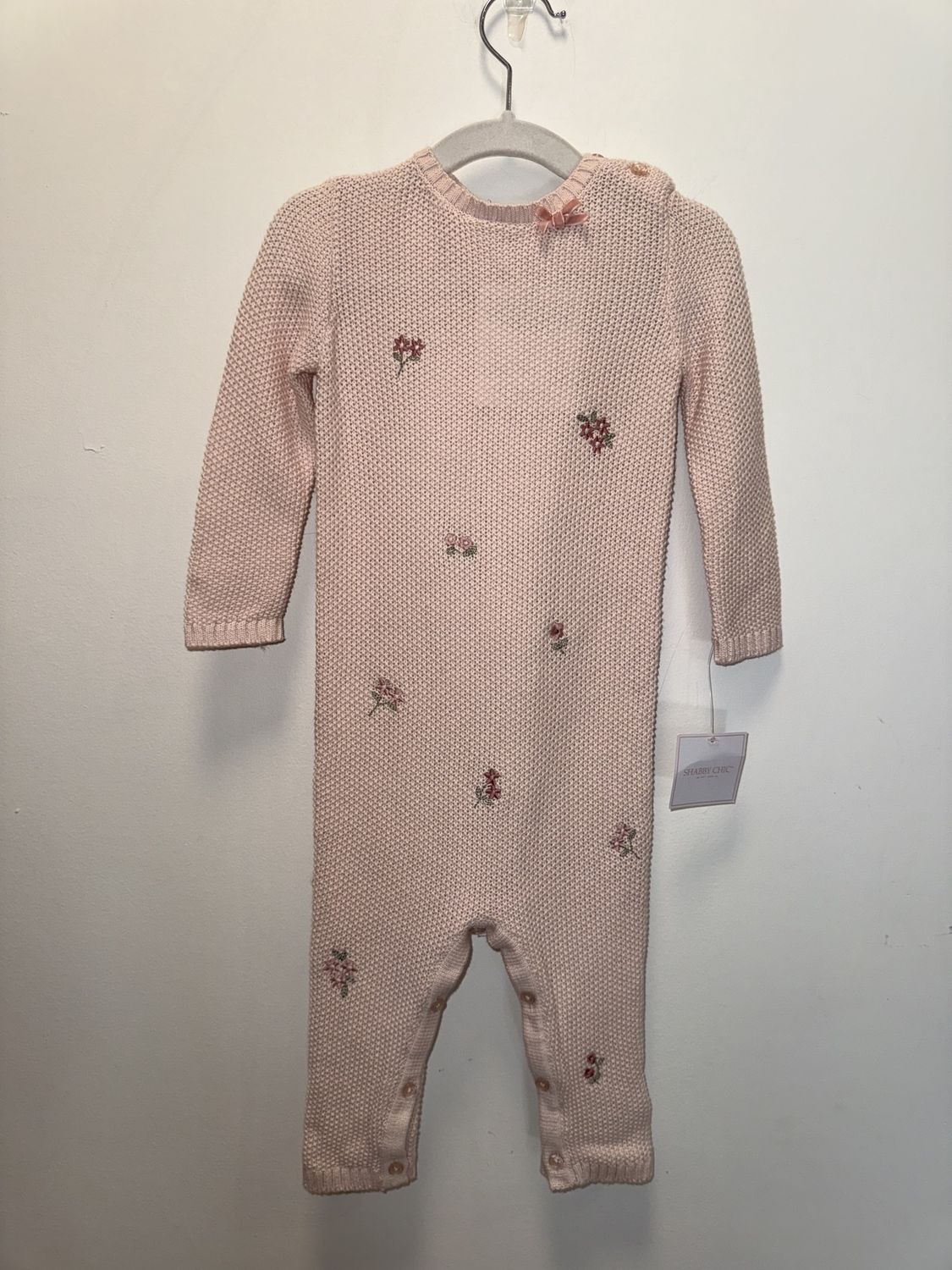 New with Tags - Shabby Chic - Long Sleeve Onesie - 6-9M - PWE2322