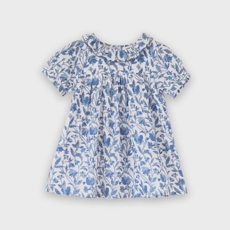 Emily Dress for Baby - Vintage Blue