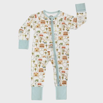 Baby Convertible Zip Pajama - Let&#39;s Go