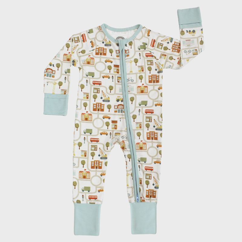Baby Convertible Zip Pajama - Let&#39;s Go
