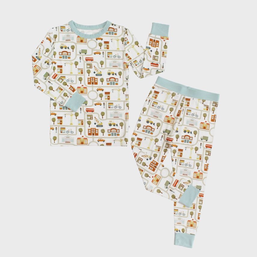 Toddler/Kids Long Sleeve Pajama Set - Let&#39;s Go