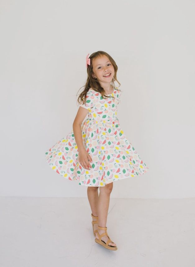 Classic Twirl Dress in Fresh Fruit