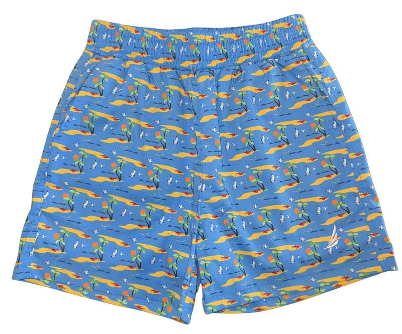 Boys Performance Shorts - Beach Days