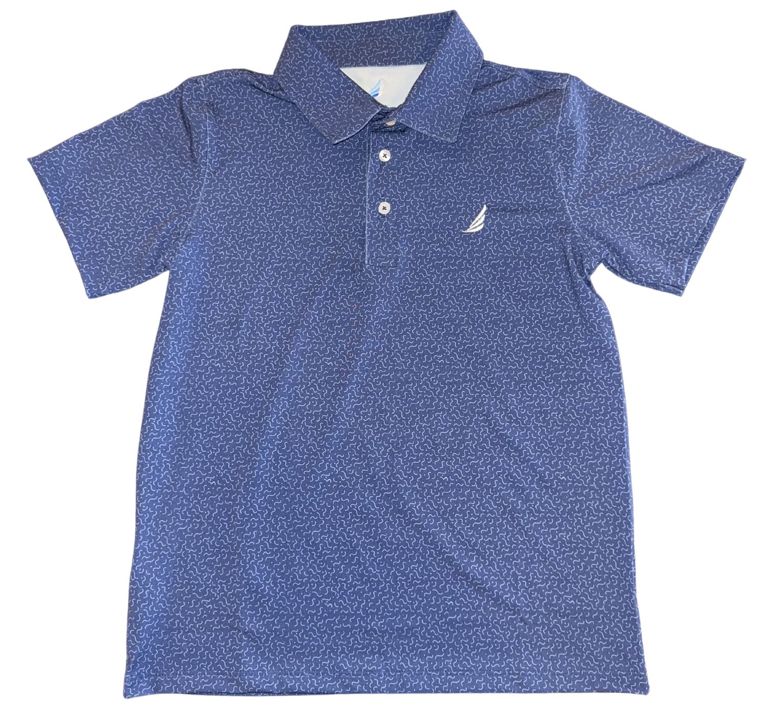 Boys Performance Polo - Navy