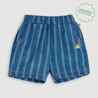 Mykanos Shorts - Denim Pinstripe