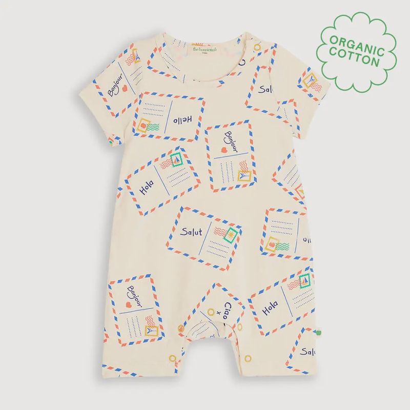 Skiff Shorty Jersey Playsuit - Postcard