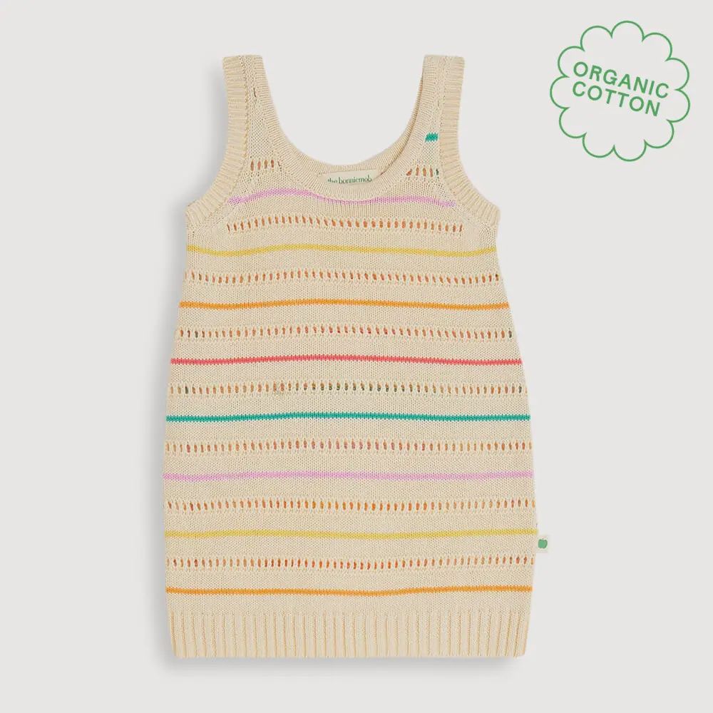 Capri Knit Dress - Rainbow Stripe