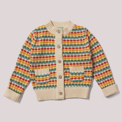 Toddler/Kids Knitted Cardigan - Rainbow Days