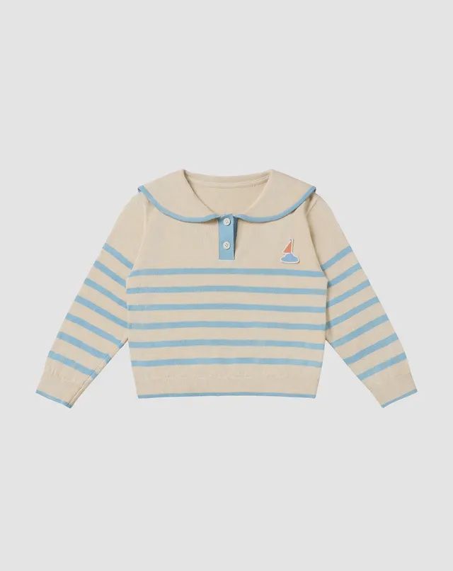 Knit Sweater - Seastripes