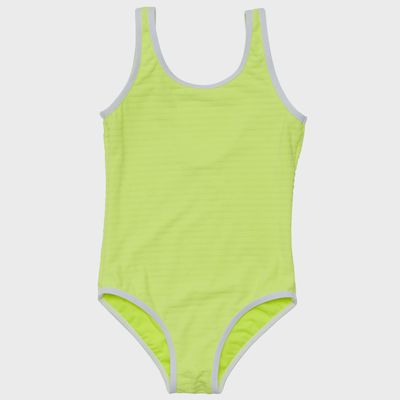 Girls One-Piece Swimsuit - Citron Zest
