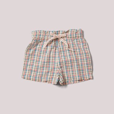 Organic By The Sea Shorts - Checked Seersucker