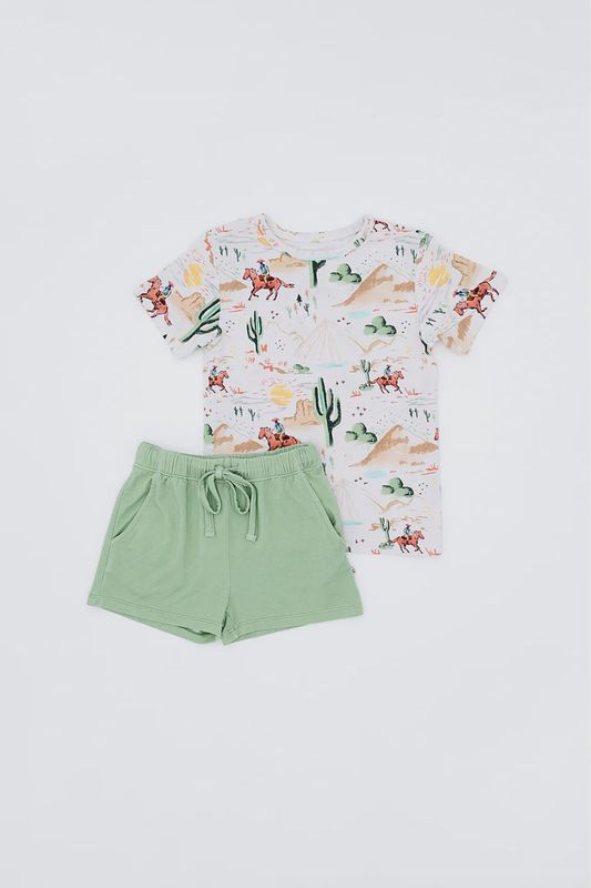Bamboo Shirt &amp; Short Set - Billy Western