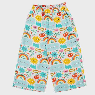 Lucia Wide Leg Pants - Doodle