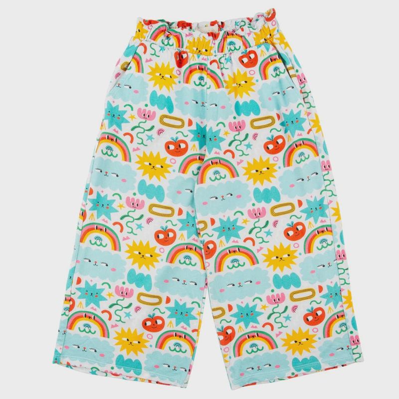 Lucia Wide Leg Pants - Doodle