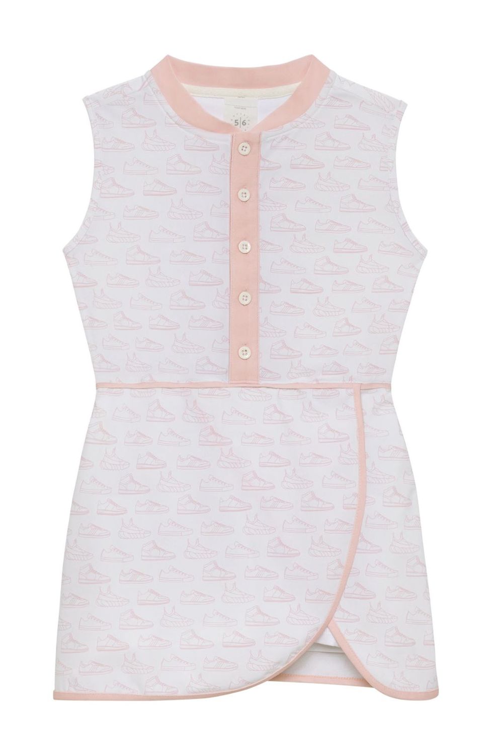 Girls Court Dress - Sneaker Print