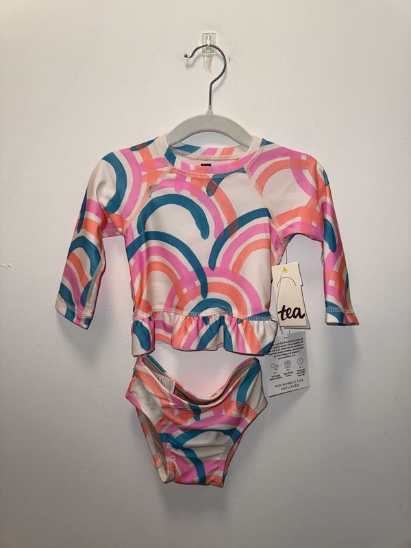 New with Tags - Tea Collection - Two-Piece Swim - 6-9M - PWE2485