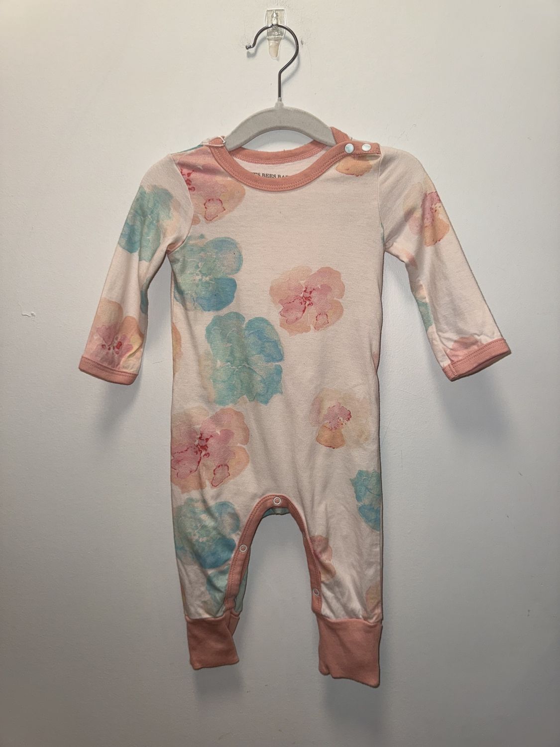 Used - Burt&#39;s Bees Baby - Long Sleeve Onesie - 3-6M - PWE2520