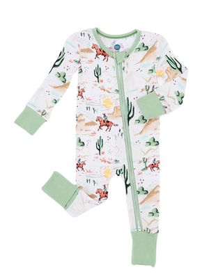Baby Convertible Zip Pajama - Billy Western