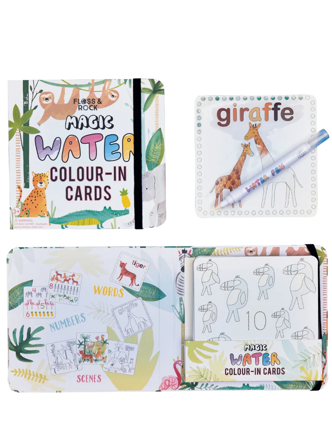 Water Pen &amp; Cards - Jungle