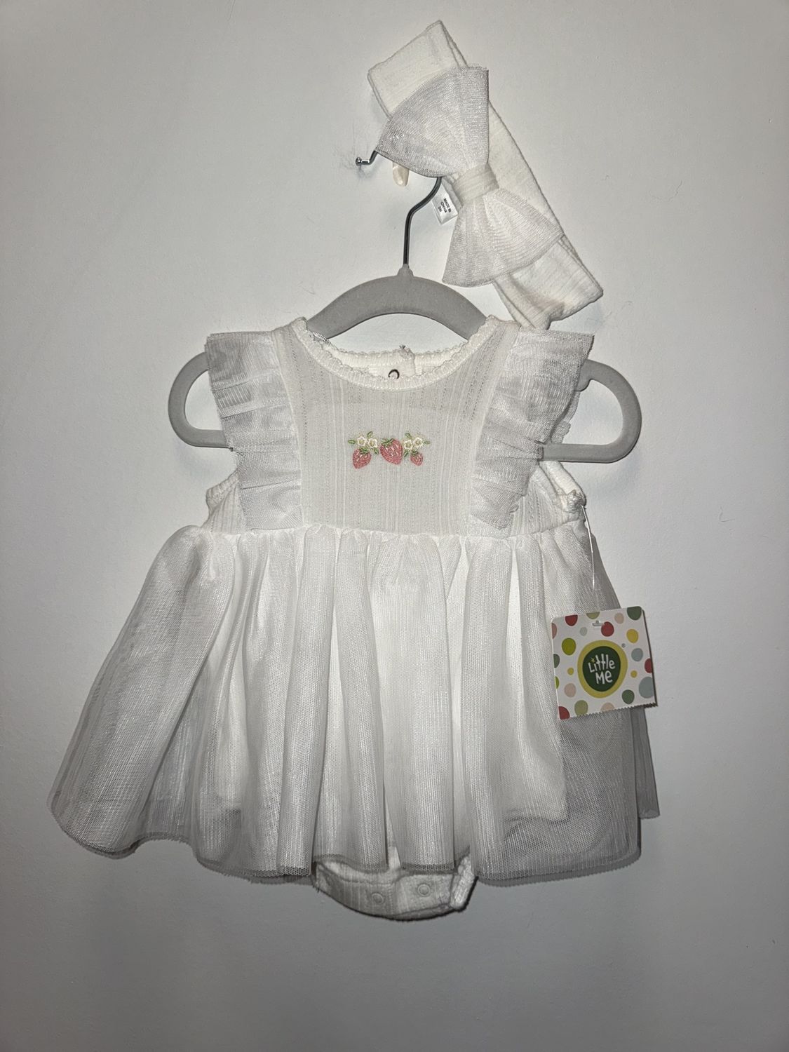 New with Tags - Little Me - Sleeveless Onesie - 3M - PWE2739