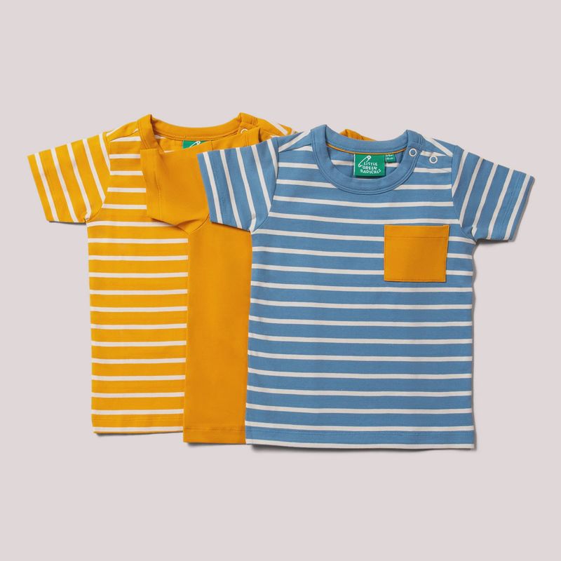 Short Sleeve Organic T-Shirts - 3 Pack