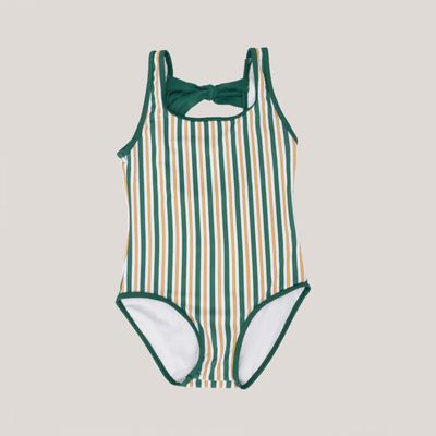 Girls Tank One Piece - Hamptons Stripe