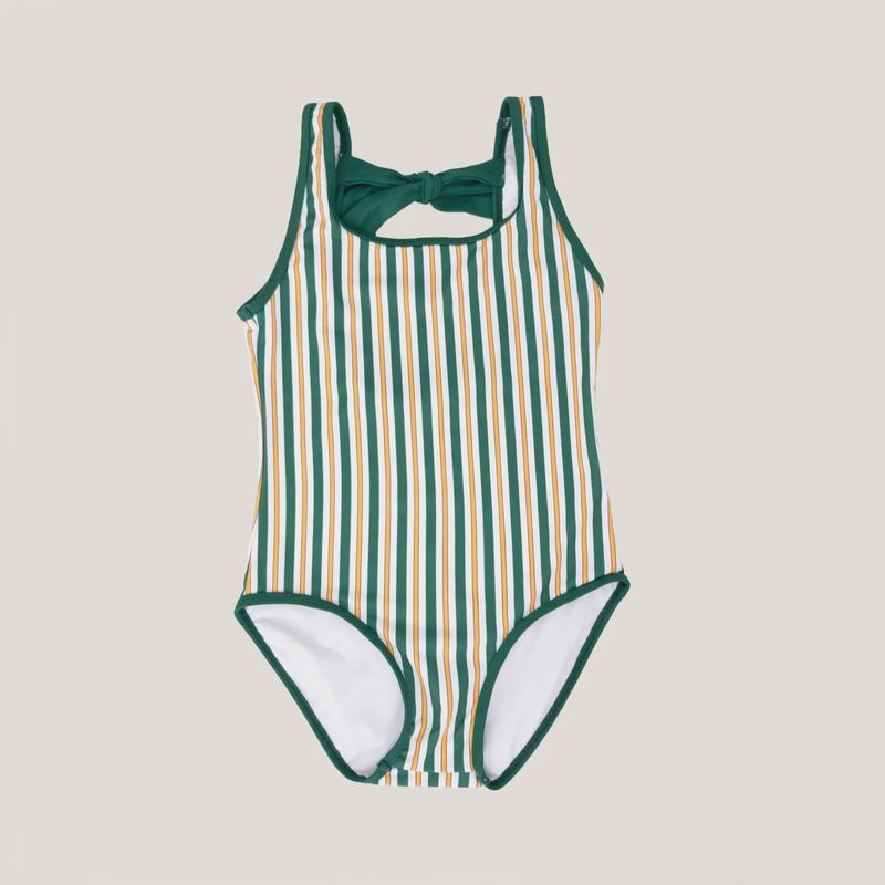 Girls Tank One Piece - Hamptons Stripe