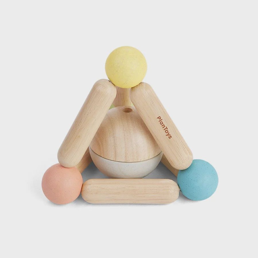 Triangle Clutching Toy - Pastel