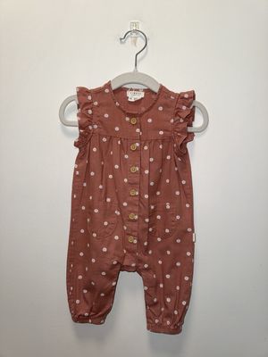 Used - Firsts by Petit Lem - Sleeveless Onesie - 3M - PWE2836