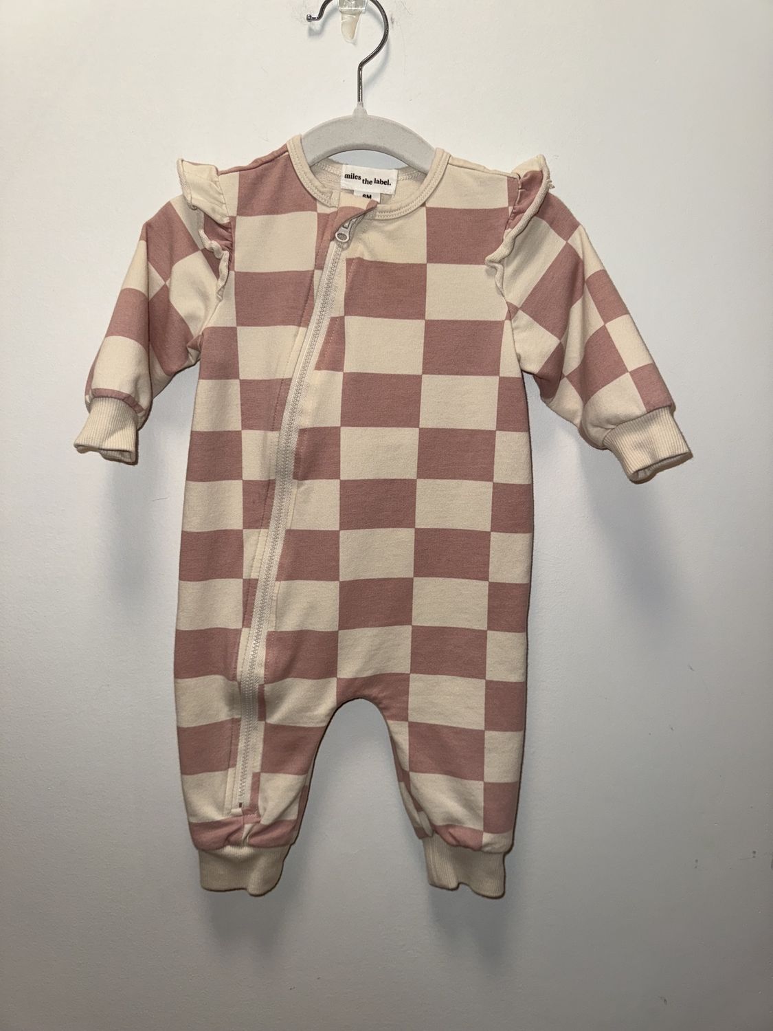 Used - Miles the Label - Long Sleeve Onesie - 6M - PWE2845