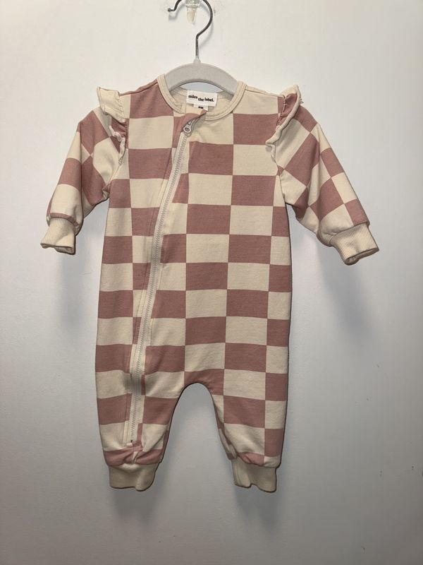 Used - Miles the Label - Long Sleeve Onesie - 6M - PWE2845