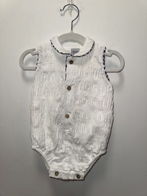Used - Ancar - Sleeveless Onesie - 6M - PWE2913