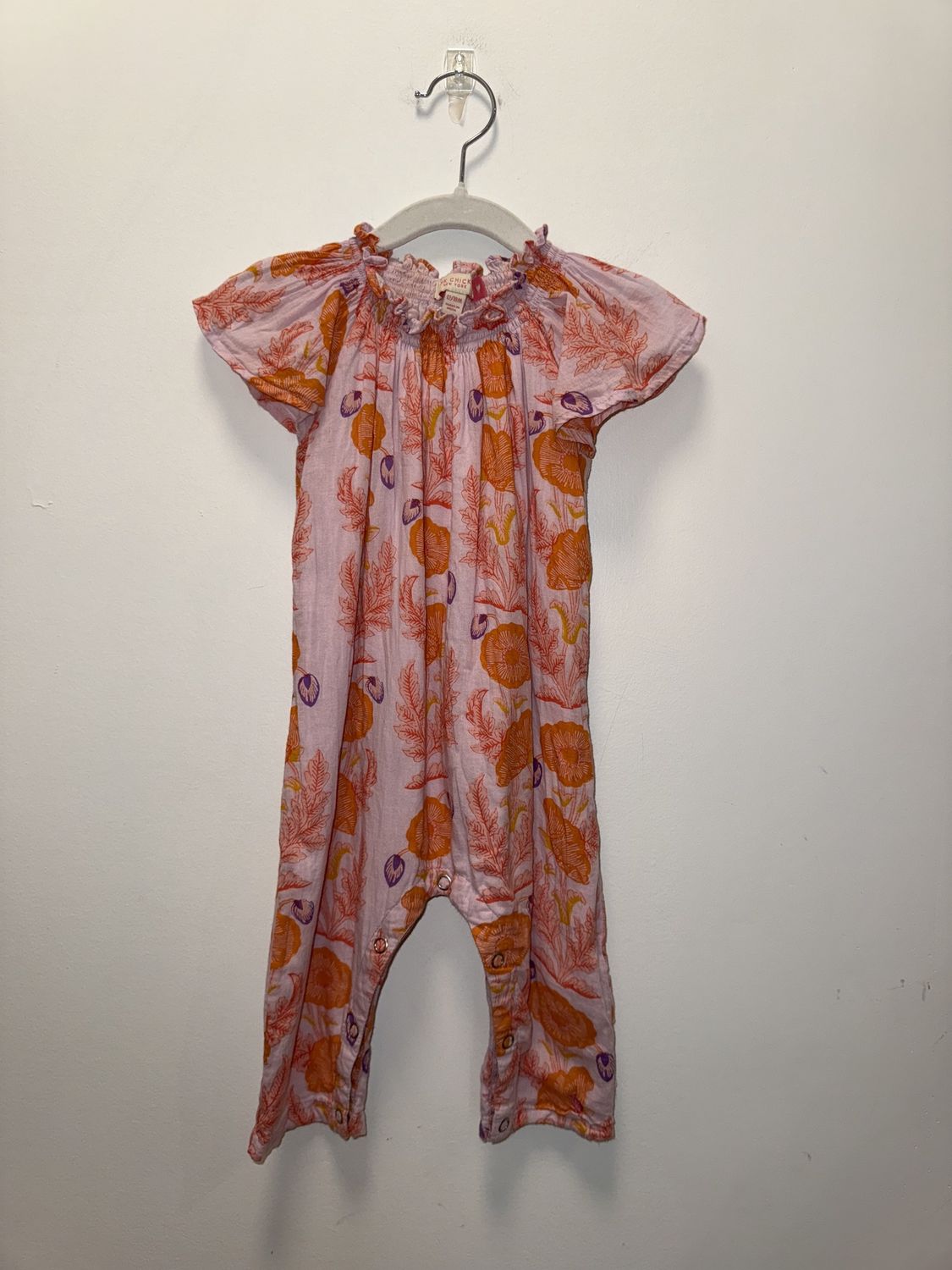 Used - Pink Chicken - Sleeveless Onesie - 12-18M - PWE2854
