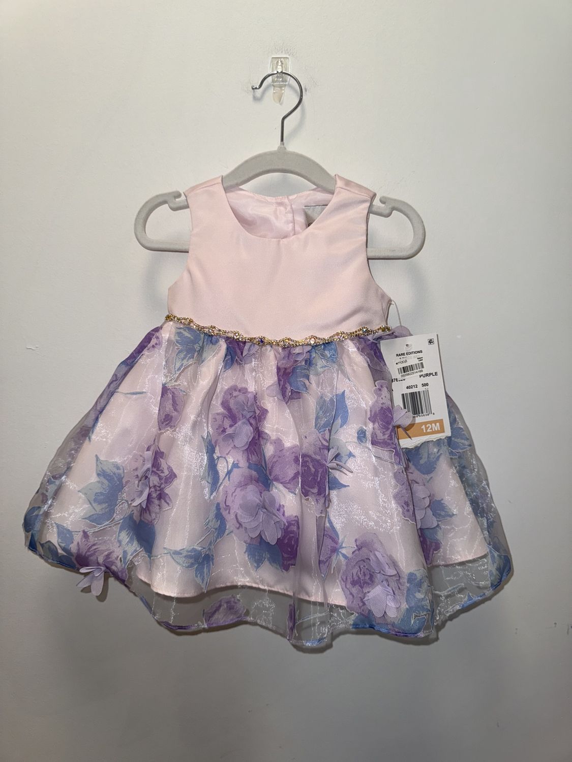 New with Tags - Rare Editions - Special Occasion Dress - 12M - PWE2926