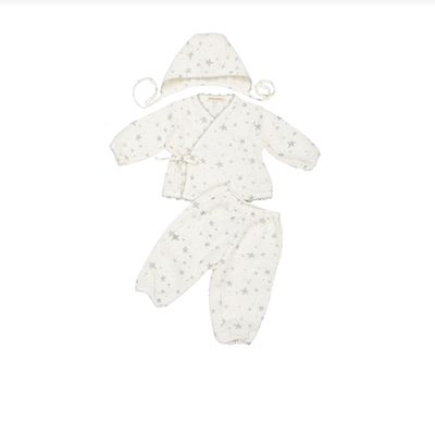 Guaze Three-Piece Set - Stars