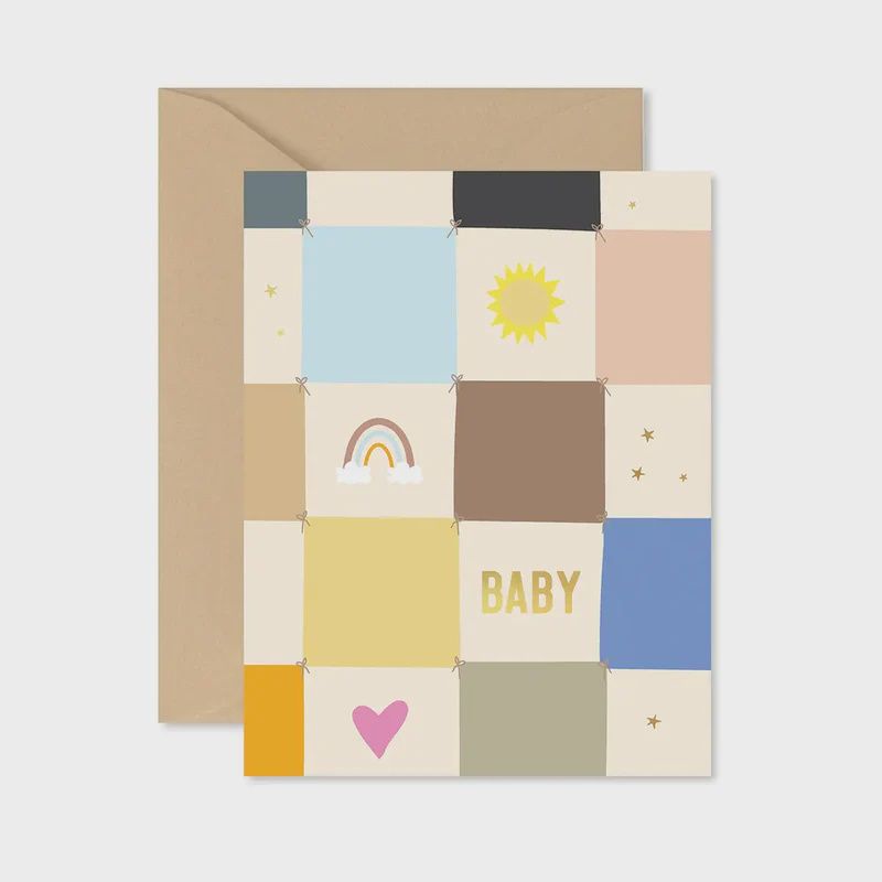 Greeting Card - Baby Quilt