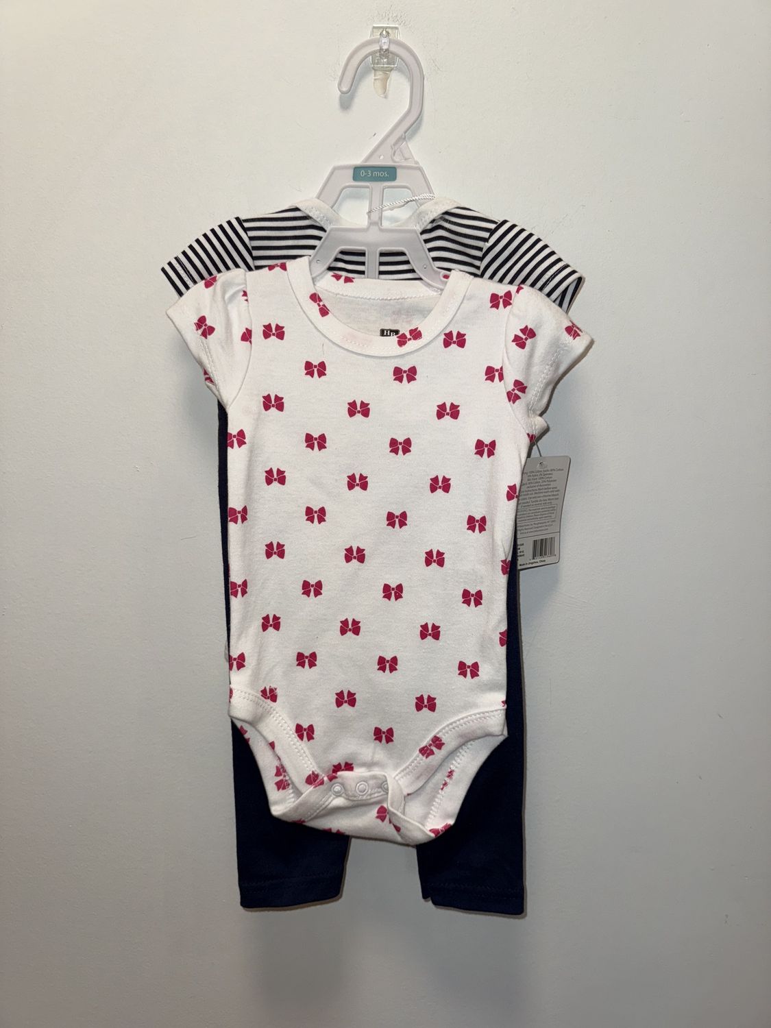 New with Tags - Hudson Baby - Short Sleeve Set - 0-3M - PWE3130