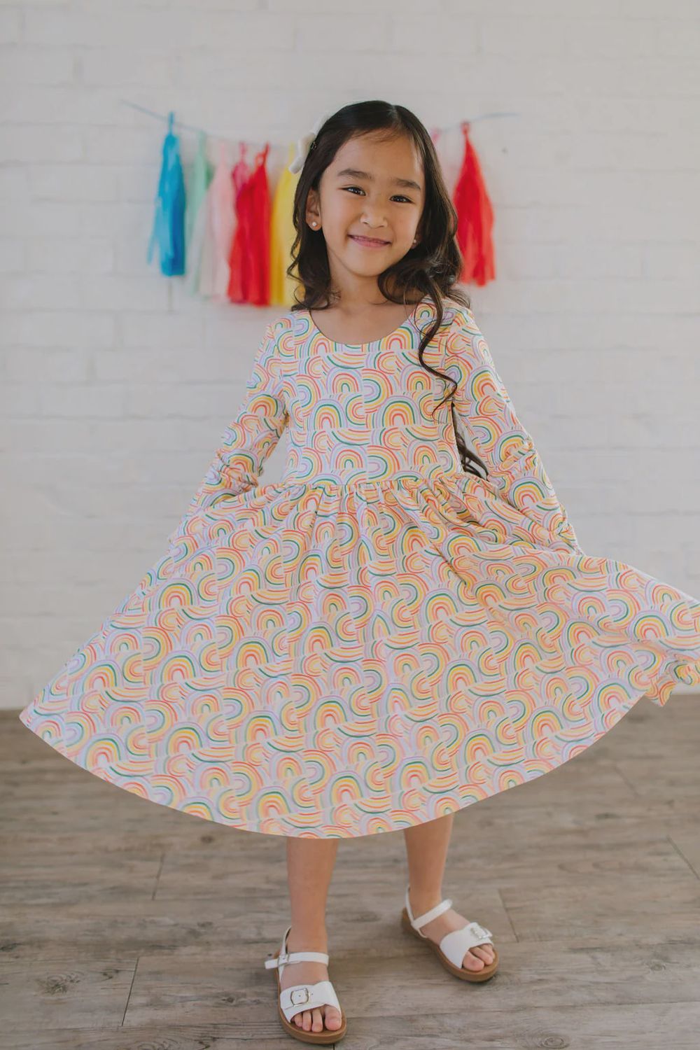 Gwendolyn Dress in Primary Rainbow