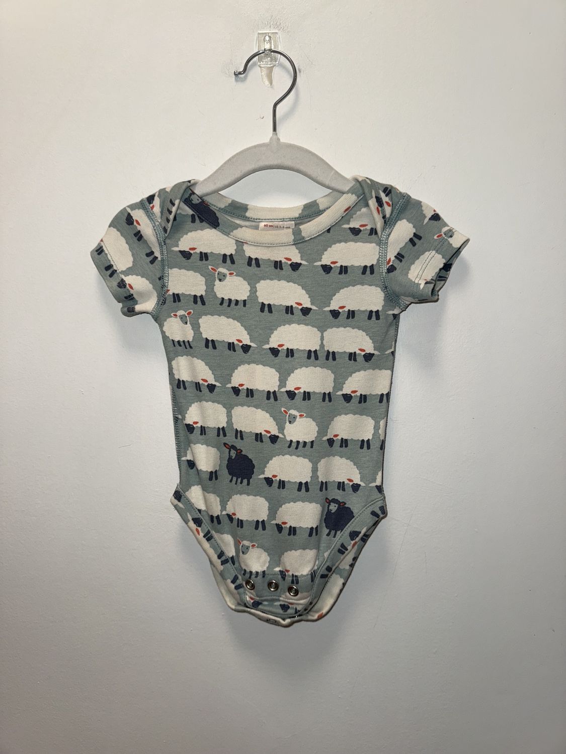 Used - Hanna Andersson - Short Sleeve Onesie - 3-6M - PWE3167