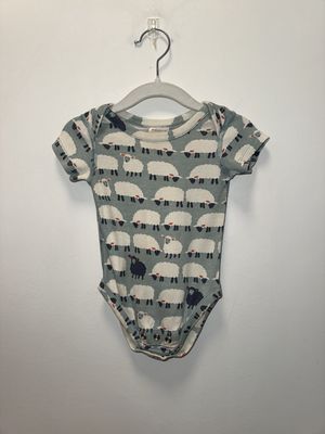 Used - Hanna Andersson - Short Sleeve Onesie - 3-6M - PWE3167